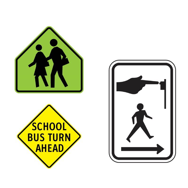 BC Signs - Section 1.2 - Pedestrian & School Signs