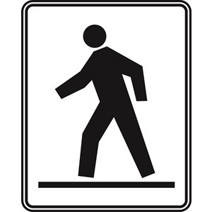 Pedestrian Crosswalk Right