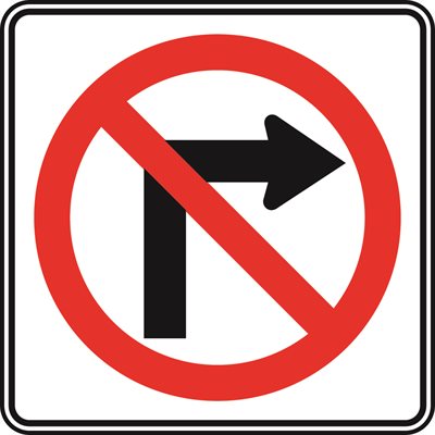 No Right Turn