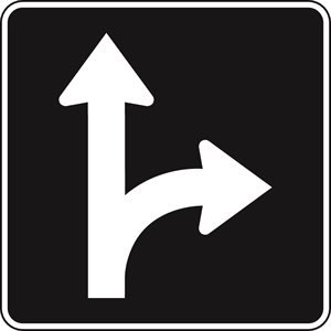 Straight Through or Turn Right