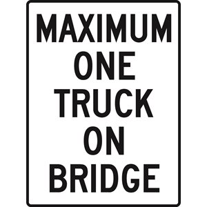 Maximum One Truck On Bridge