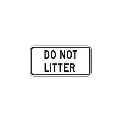 Do Not Litter (Tab)