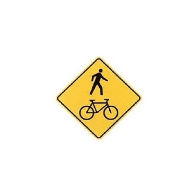 Pedestrian & Bicycle Crossing - Left