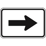 Direction Left / Right Arrow (Alberta) Black / White