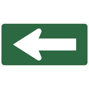 Direction Arrow Left Right White / Blue