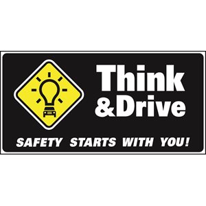 Think And Drive Yellow / Black / White