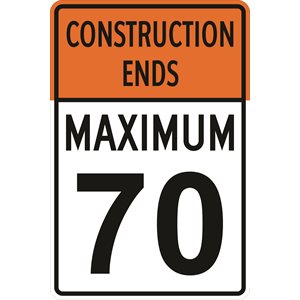 Construction Ends Maximum 100