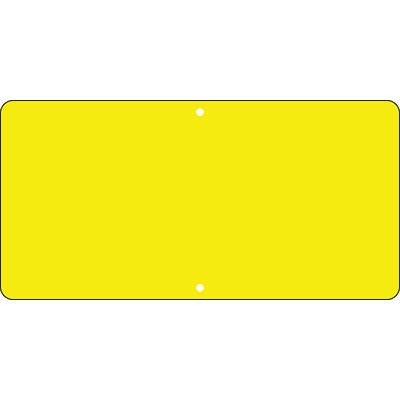 Aluminum Panel - Diamond Grade Yellow - 60 x 30 Tab
