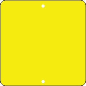 Aluminum Panel - Diamond Grade Yellow - 30 x 30 Square