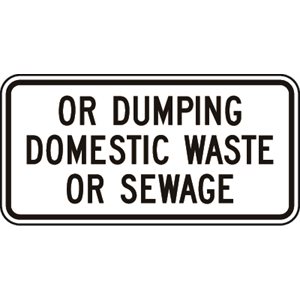 Or Dumping Domestic Waste Or Sewage