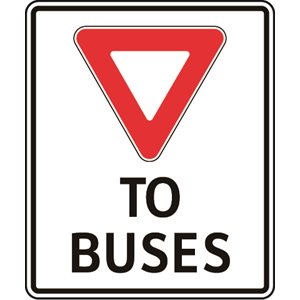 Yield c / w To Buses