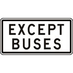 Except Buses Tab