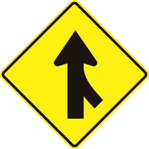 Merging Traffic from Right Symbol
