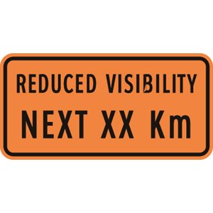 Reduced Visibility Next __ Km Tab