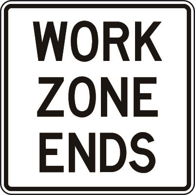 Work Zone Ends