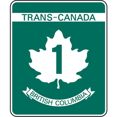 Trans Canada Highway Route Marker (Specify Highway #)