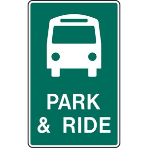 Bus Symbol c / w Park & Ride