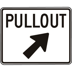 Pullout c / w Right Diagonal Arrow