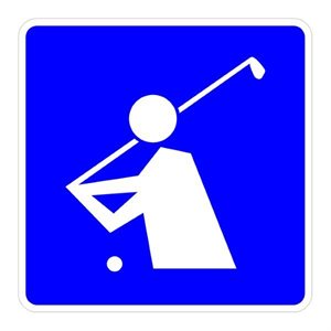 Golfing Symbol