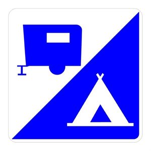Camping (Trailer / Tent) Symbol