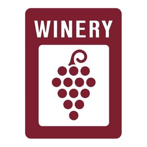 Winery Symbol c / w WINERY