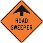 Road Sweeper Ahead