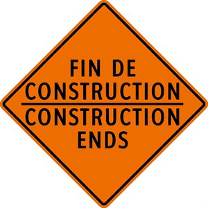 Construction Ends Fin De Construction