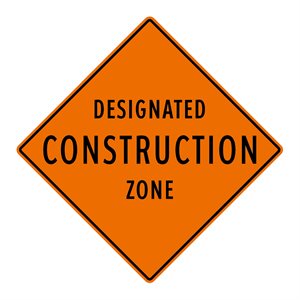 Designated Construction Zone