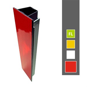 Briteside - Uchannel - 3" x 72" - Diamond Grade - Red