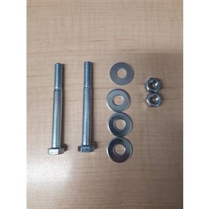 Square Base Mount Hardware (attach post to Anchor post): 5 / 16" x 3" Bolt (x2), Nut( x2) & Washer (x4)
