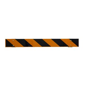 Barricade Board c / w Directional Striping Left - Single-Sided