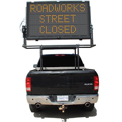 Ver-Mac Truck Mount Message Board - 548 | Message and Arrow Boards