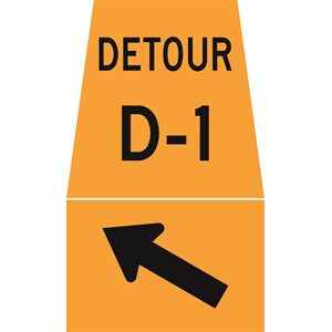 Detour Left - 45-Left